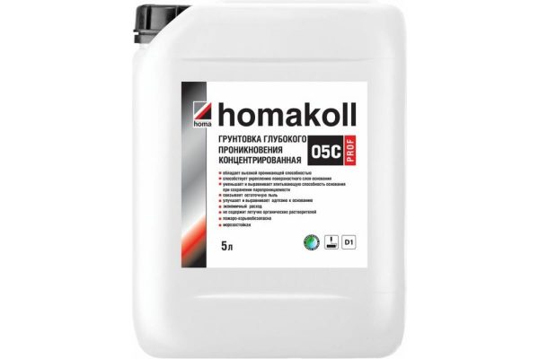 Грунтовка Homakoll 05 C Prof 5кг