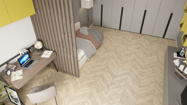 Кварц-виниловая плитка Chevron Alpine LVT Сонома ECO 20-7