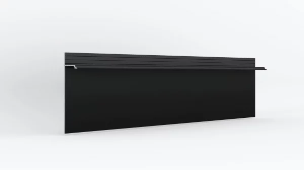 Скрытый плинтус Laconistiq Regular Черный матовый 80х13х3000 мм