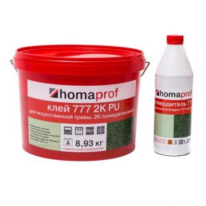 Клей Homakoll 777 PU 2К для искусственной травы, 10 кг